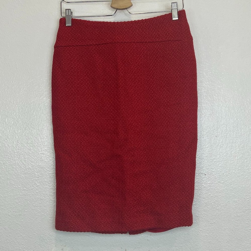 MOULINETTE SOEURS BOUCLE WOOL BLEND‎ LINE PENCIL STRAIGHT SKIRT 4